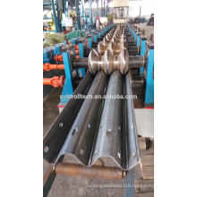 High speed guardrail roll forming machine